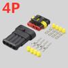 5 Sets Kit 1/2/3/4 Pin Way Waterproof Electrical Wire Automotive Connector Plug for Car Automotive Wire Connector Plug