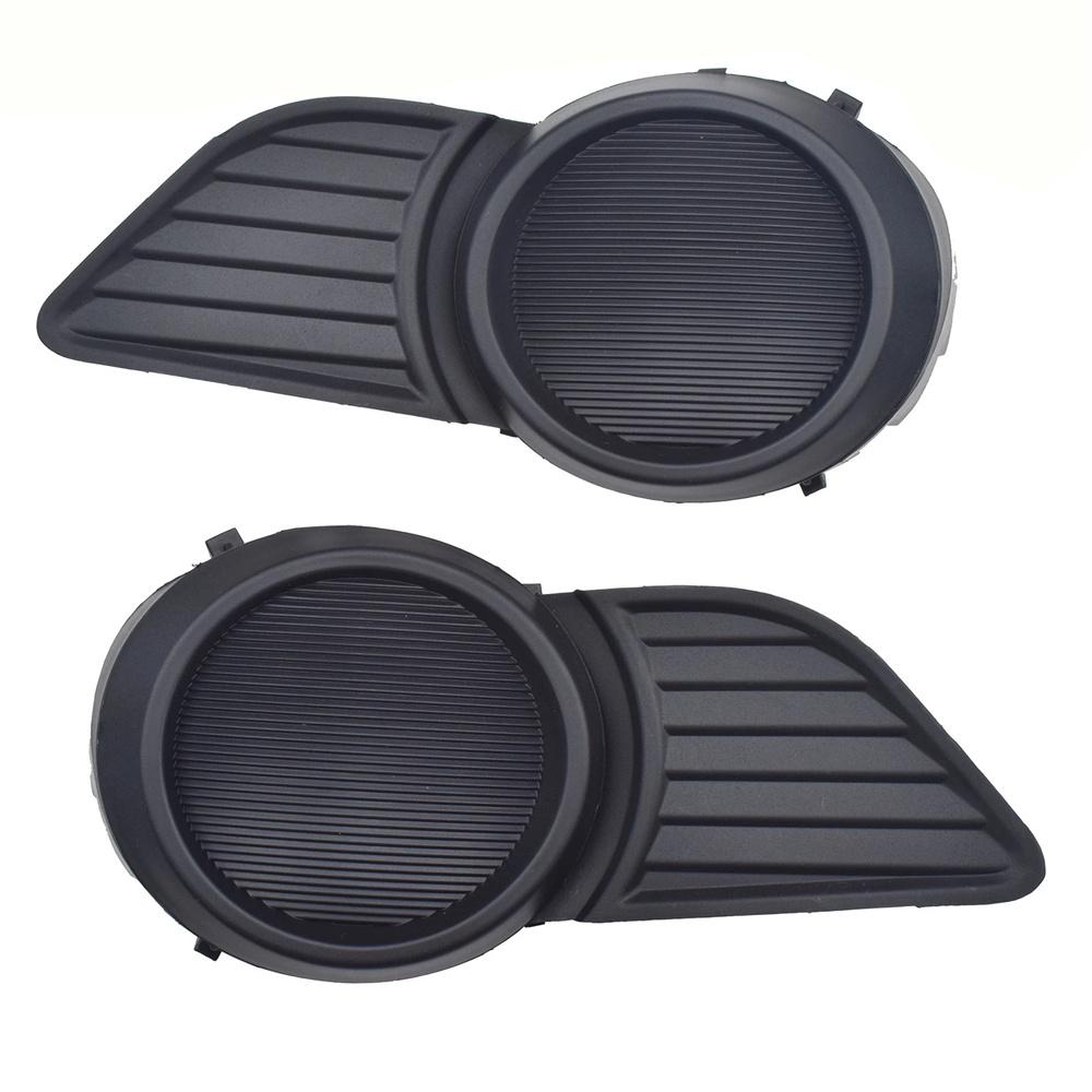 2x Front Fog Light Cover Black For 2011-2017 Toyota Sienna 5212708020 5212808020