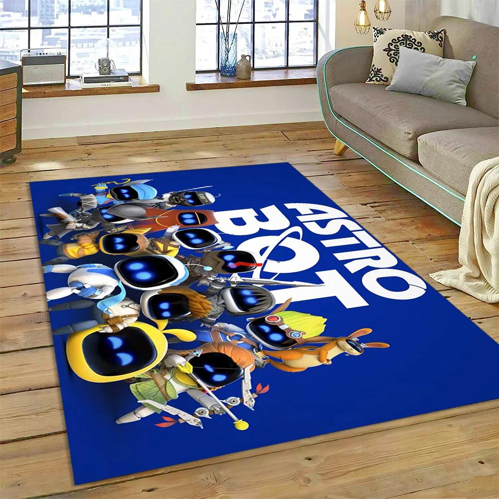 Nieuwe 27 Stijl Astro Bot Spel Cartoon Robot Cadeau Tapijt Vloerkleed voor Woonkamer Slaapkamer Huisbank Decoratie, Kinderen Antislip Vloermat