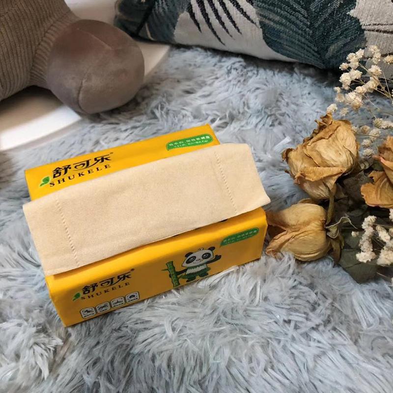 60Pcs/Pack Nature Bamboo Soft Paper Napkin For Table Dinner Paper Tissues
