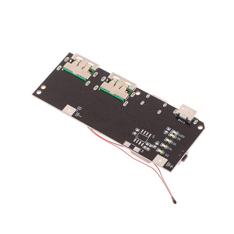 Qc4.0+Pd3.0 Double USB LED 22.5W Micro/Type-C USB Batterie Externe Modèle de Chargement 18650 Protection Température / Circuit