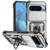 Armor Case For Google Pixel 9A Pixel 9 Pro XL Cover Slider Lens Protection Kickstand Ring Magnetic Holder Coque Fundas Capa