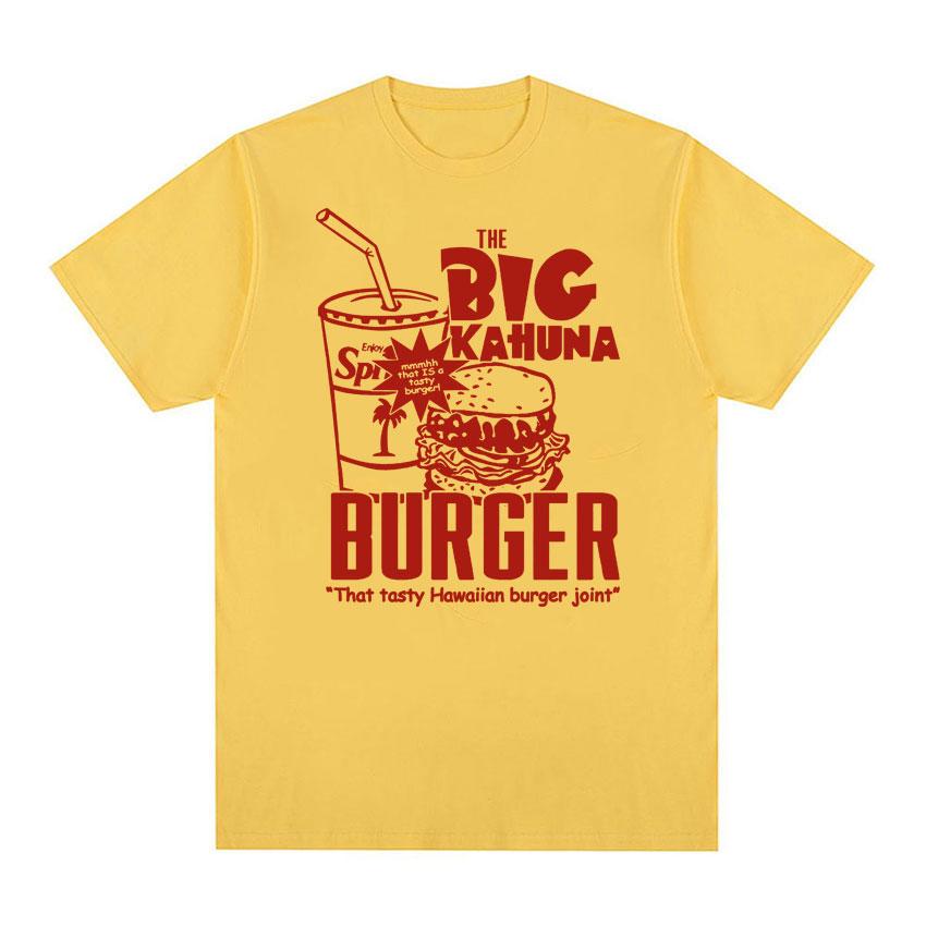 Pulp Fiction 2 Režie Quentin Tarantino Tričko Potisk Big Kahuna Burger Pánské Dámské Retro Ležérní Oversized Tričko