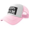 Soccer Mom Trucker Hat Pink Mesh Baseball Snapback Cap Adjustable Outdoor Casual
