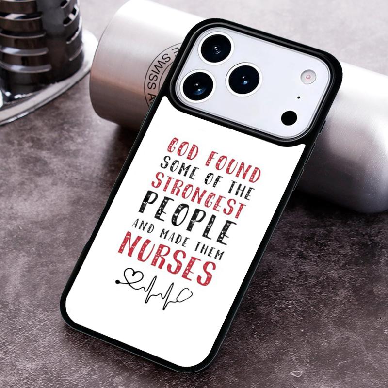 Nurse Heart Nursing Phone Case for iPhone 17 16 15 Pro Max Air 14 13 12 11 Plus Shockproof Capa Cover