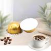 1 conjunto de cápsulas de café reutilizáveis de qualidade alimentar, 40/80/150/230ml, copo para nespresso vertuo