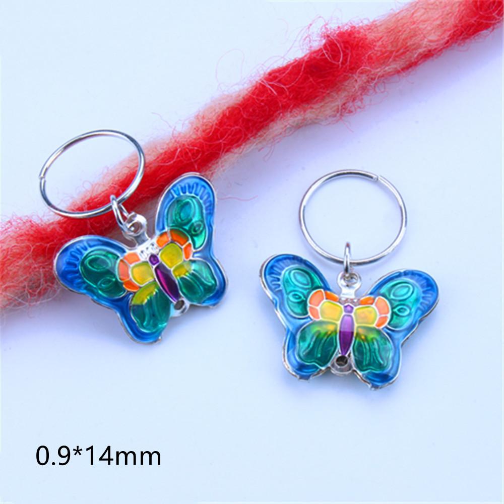 5 bucăți împletitură inele de păr decorative coafură din aliaj fluture pandantiv împletitură africană torsătură franceză accesorii pentru păr Instrument de împletire a părului