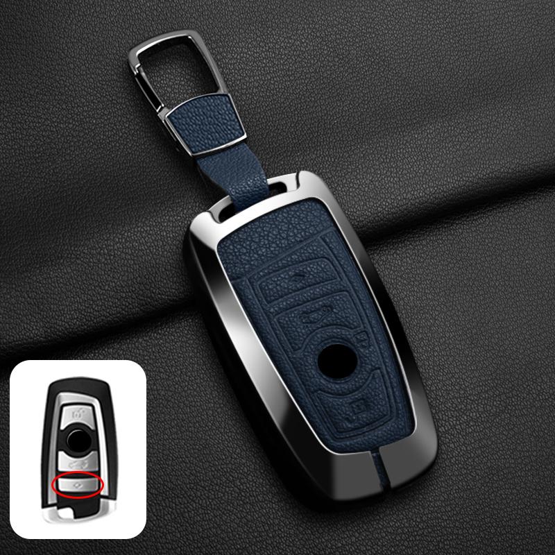 Zinc Alloy Car Key Case Cover Holder Shell Fob For BMW F30 F20 F10 F18 F22 F01 X3 X4 F06 F02 M3 M5 Auto Keychain Accessories