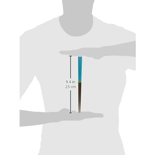 Ishida Chopsticks, 23cm, Birthstone: March/Aquamarine, 12273