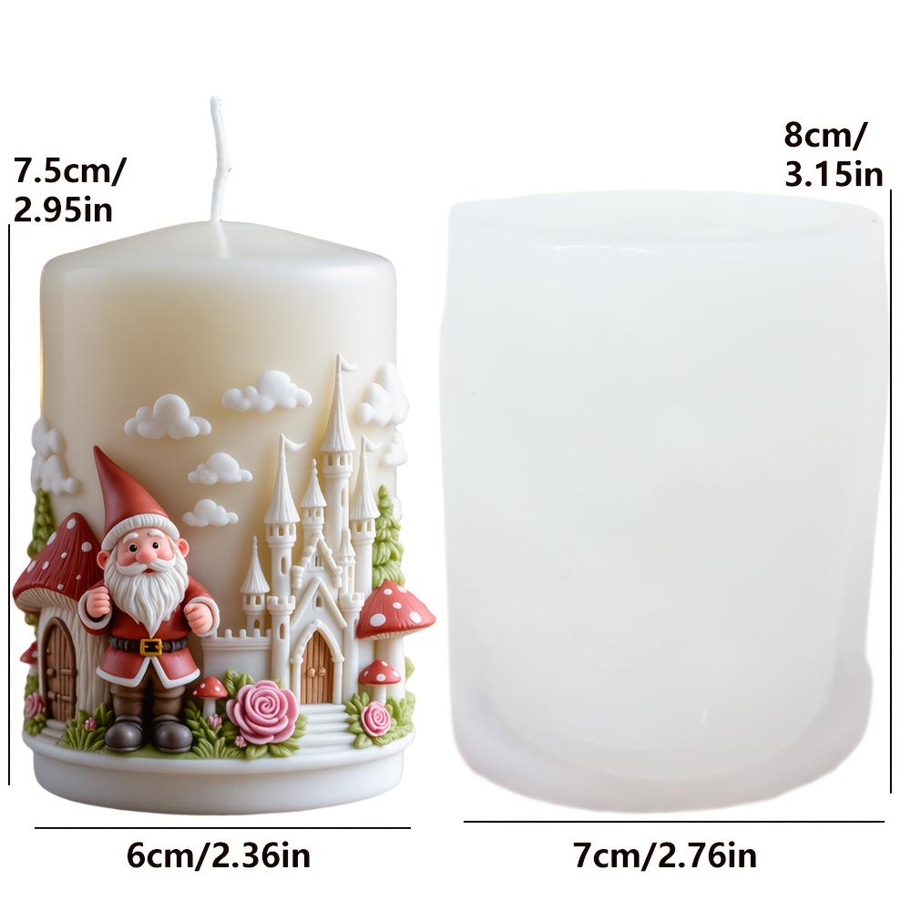Elegant Fox Shape Candle Mold Silicone Mold Cute Eyes Closed Little Fox Scented Candle Mould Cute Fox Resin Plaster Cement MoldS