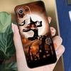 Coque d'Halloween Sorcière Lunaire Horreur Pour Xiaomi 15T 14T 13T Pro 14 15 Ultra 17 Pro Max POCO X7 F8 Pro X5 X6 F5 F6 F7 Coque