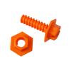 Kids Brain Training Wooden Hammer Tool Kit Portable Simple Game Toys Children's Logical Thinking Pretend Play Toy