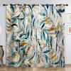 Tropical Vegetation Greencurtains Digital Print Printing Curtain Rod Pocketcurtains For Living Space Bedroom Space Home Decorative Piece 2Pcs