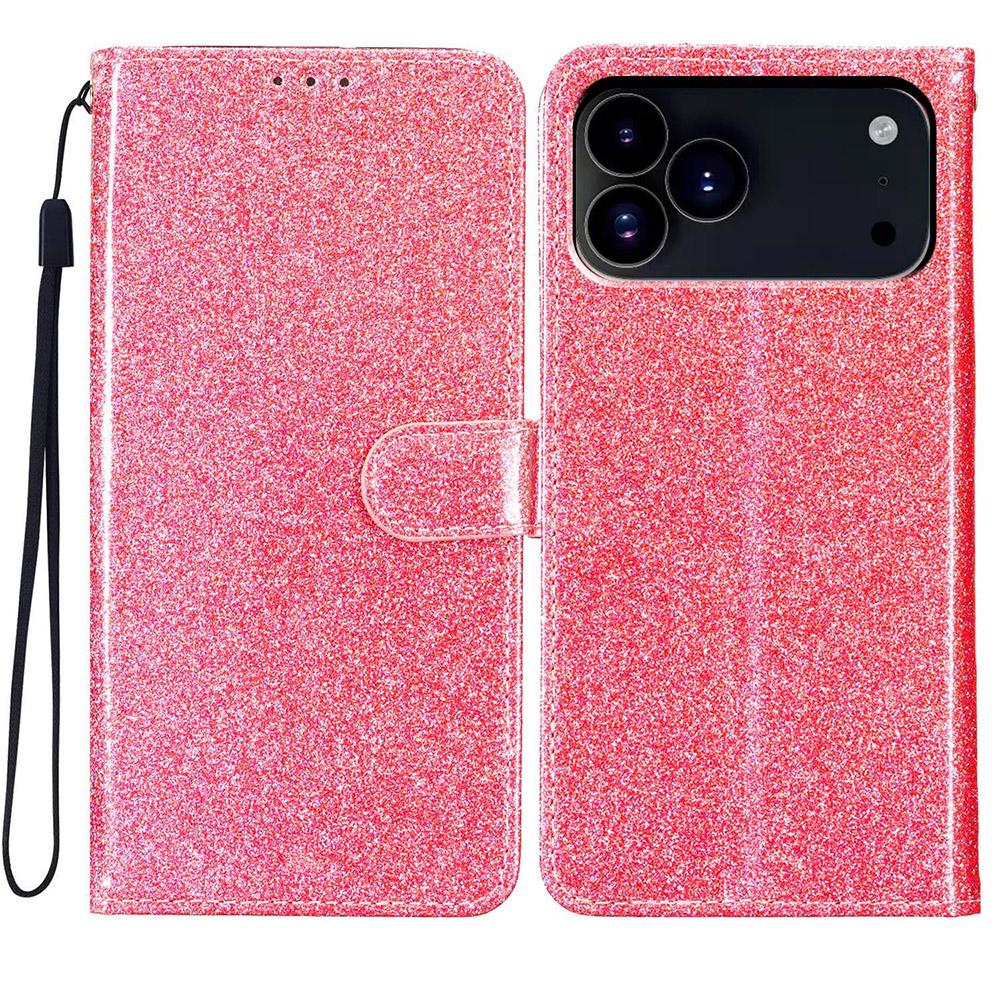 Carteira com Glitter Pele Amigável Capa de Couro Para Samsung Galaxy A57 A56 A55 A54 A53 A37 A36 A35 A34 A33 A32 A26 A25 A24 A23 Capa