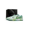 Dunk Slip Resistant Abrasion Resistant Low Top Skateboard Shoes Men's White Green HF5441-101(Team1326-SBOX)
