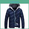 Elegancki Męski Zimowy Ciepły Padded Płaszcz Gruby Casualowy Odzież Wierzchnia Parka Kurtka