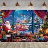 1Pcs Christmas Party Banner 180cm Decoration Background Winter Backdrop Decorations For Photo Studio Photo Booth Christmas P