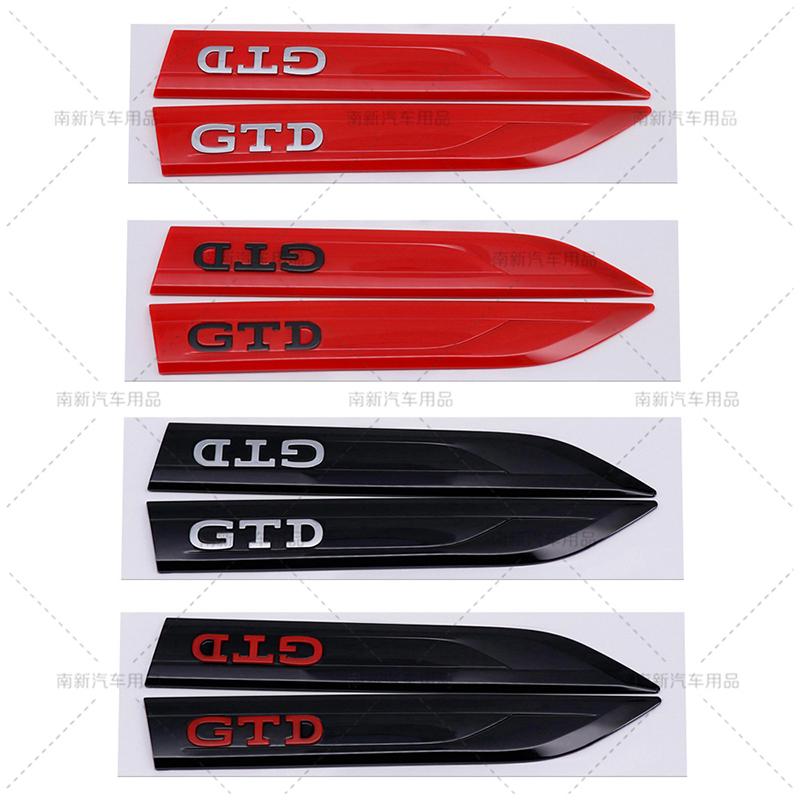 2026 Horké Pro Volkswagen VW 3D ABS GTI GTD Znak Odznak Samolepky na Dveře Blatník Pro Volkswagen VW Golf 4 5 6 7 8 MK3 MK4 MK5 M