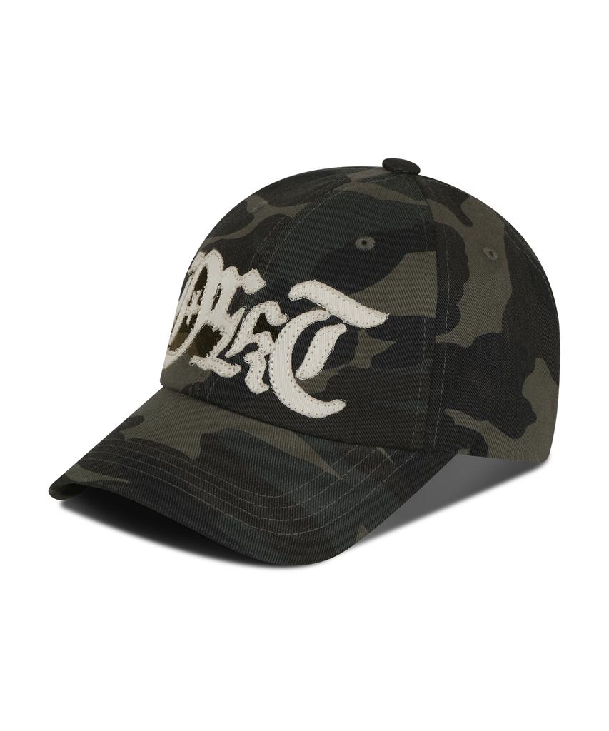 Deuleongkeutegseuteu Applique Patch Big Size Ball Cap [Camo]