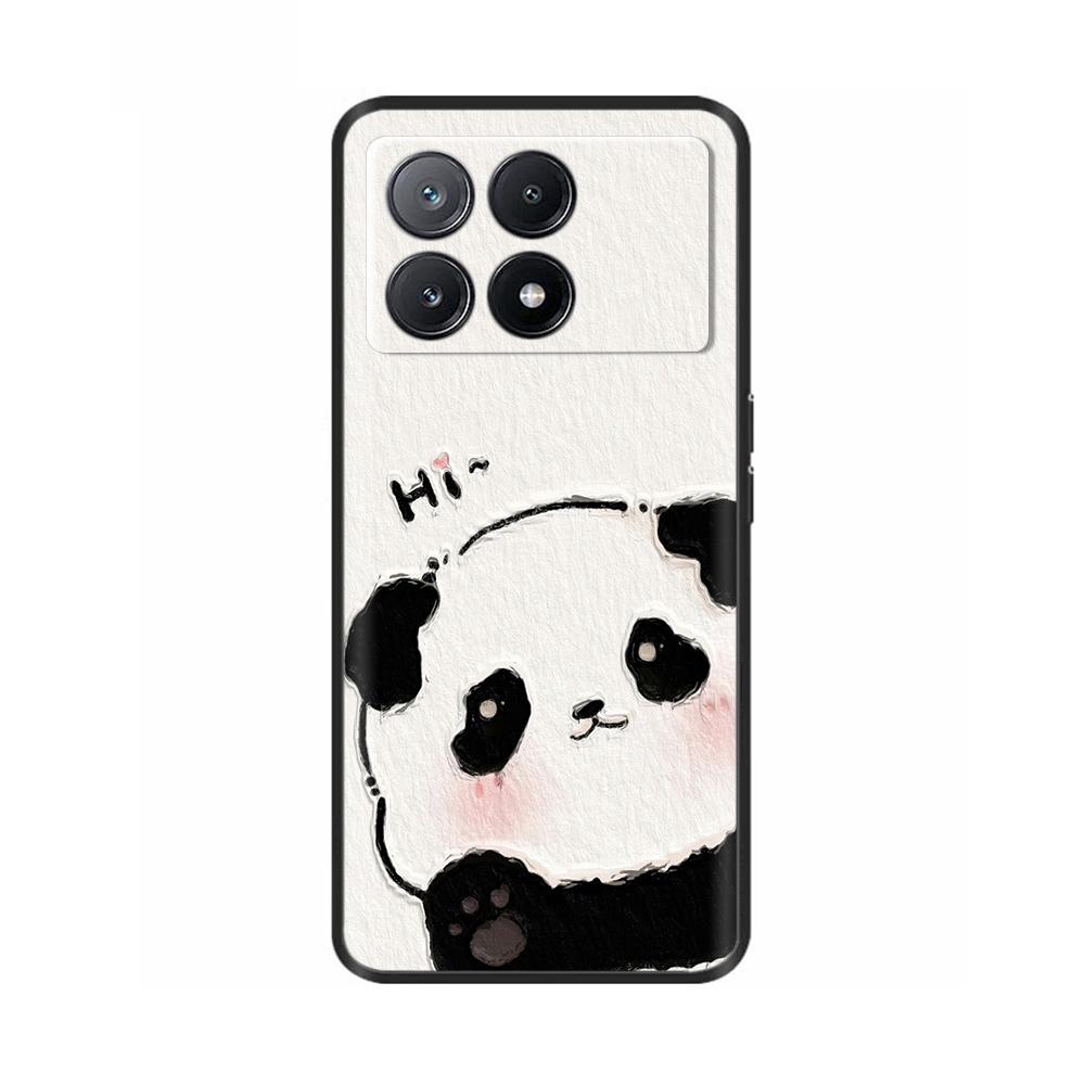 Poco X6 Case Cartoon Bumper Cute Animal Silicone Soft Phone Case For Xiaomi Poco X6 Pro Poco X 6 Pro X6Pro Pocox6 Pro 5G Cases