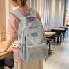 Schoolbag Backpack New Large-capacity Middle School Schoolbag Girls Lightweight Burden Reduction Computer Bag Outdoor Travel Backpack