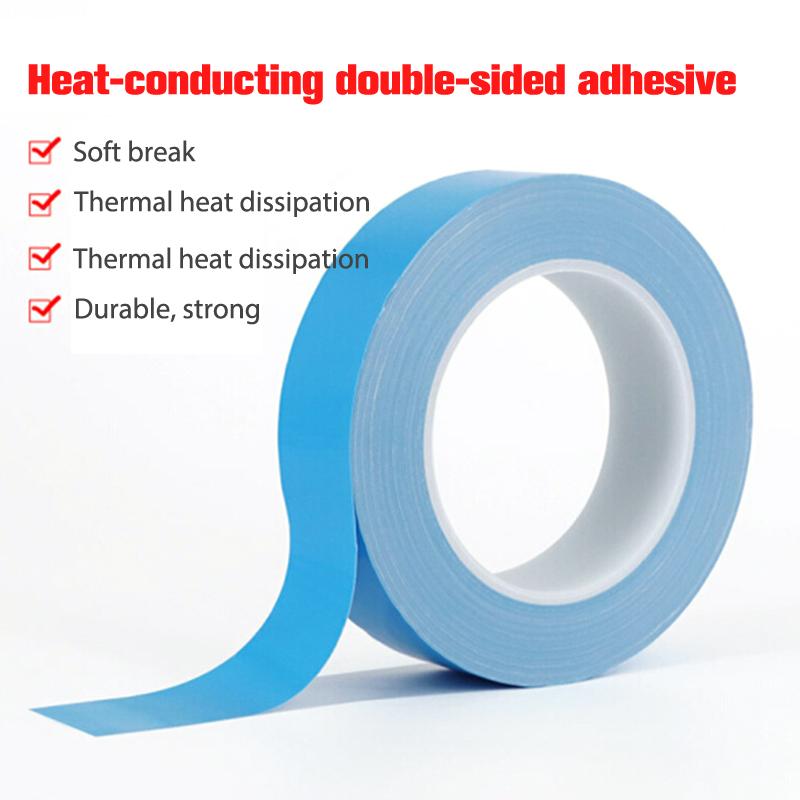 25m/roll Thermally Conductive Double-sided Insulating Tape 1.2w/m-k Ultra-thin Film For Chip Pcb Led Strip Heatsin
