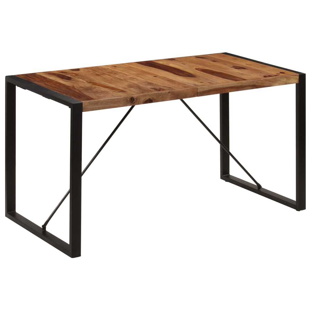 Dining Table 140 X 70 X 75 Cm Solid Acacia Wood
