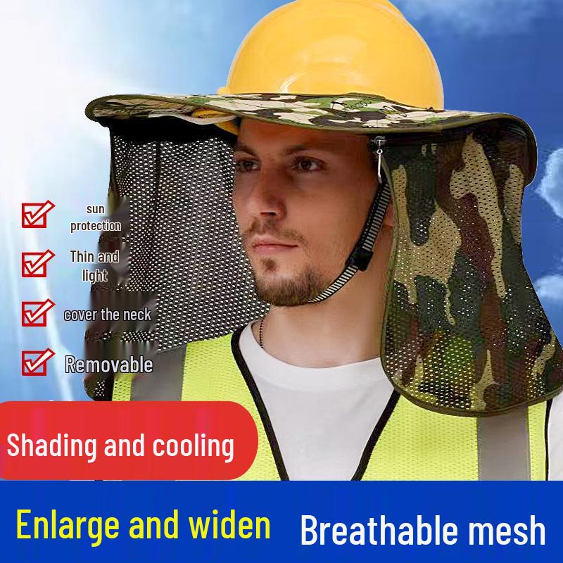Sunshade Helmet Brim for Outdoor Construction Hard Hats - Sun Protection Visor