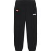 X Magic Stick 2023 Autumn New Knit Long Pants Simple Cuffed Sports Casual Pants Women Bottoms Black F11W339601FBK