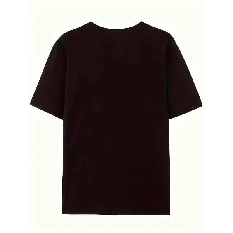 Frohen Muttertag Florales Herzmuster. Damen Sommer Weiß Rundhals Kurzarm T-Shirt, atmungsaktives lässiges Kurzarm-T-Shirt.