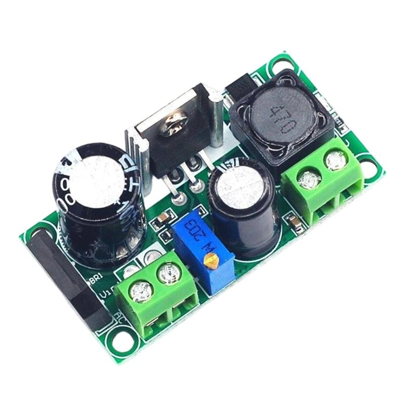 Adjustable Output Power Supply Module to Step Down Converter with Heat Sink Converter Module Circuit Board