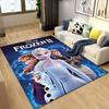 1pc Frozen Pattern Carpet Area Rug Non Slip Carpet Hand Washable Floor Mat Suitable For Living Room Bedroom Home Decor Room Decor