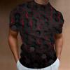 Funny Geometry Pattern T Shirt For Men Fashion 3D Printed Tees Summer Casual Short Sleeve Round Neck Tops Oversized T-Shirts