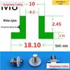 Step T-Shaped Nylon Insulating Bushing Washer, M3-M35 Thread Protection Spacer
