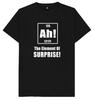 Ah Överraskningsmomentet Roligt Skämt Humor Vetenskap Periodiska Systemet T-shirt