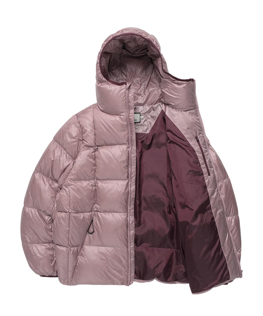 Thevinylhouse Hooded Duck Down Jacket Pink