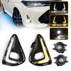 Dla Toyota Corolla Axio Lampy Przeciwmgielne LED Światła do Jazdy Dziennej DRL Zderzak Przedni Reflektory Halogenowe Pokrywy Przewód