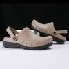 Men Chef Clogs Men Kitchen Shoes EVA Injection Shoes Anti-slip Outsole Comfortable Garden Clogs Waterproof Sandal 4 Colors 46