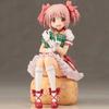 Animation Puella Magi Madoka Magica Kaname Madoka 14cm Sitting Posture POLYVINYL CHLORIDE Decor Collector-Worthy Miniature Holiday Presents Playthings