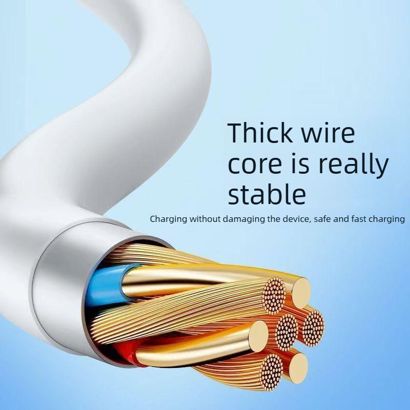 6A Type-C Data Cable, Compatible with Huawei Data Cables, and Supports Super Fast Charging for VIVO/OPPO/Xiaomi/Honor Redmi Phones