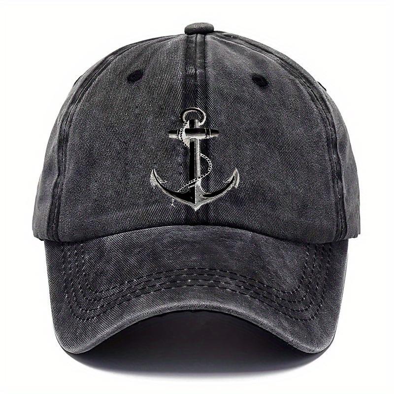 Maritime Anker Baseballkappe Verstellbare Dad Hat Unisex Lässige Segler Abenteuer Thema Kopfbedeckung