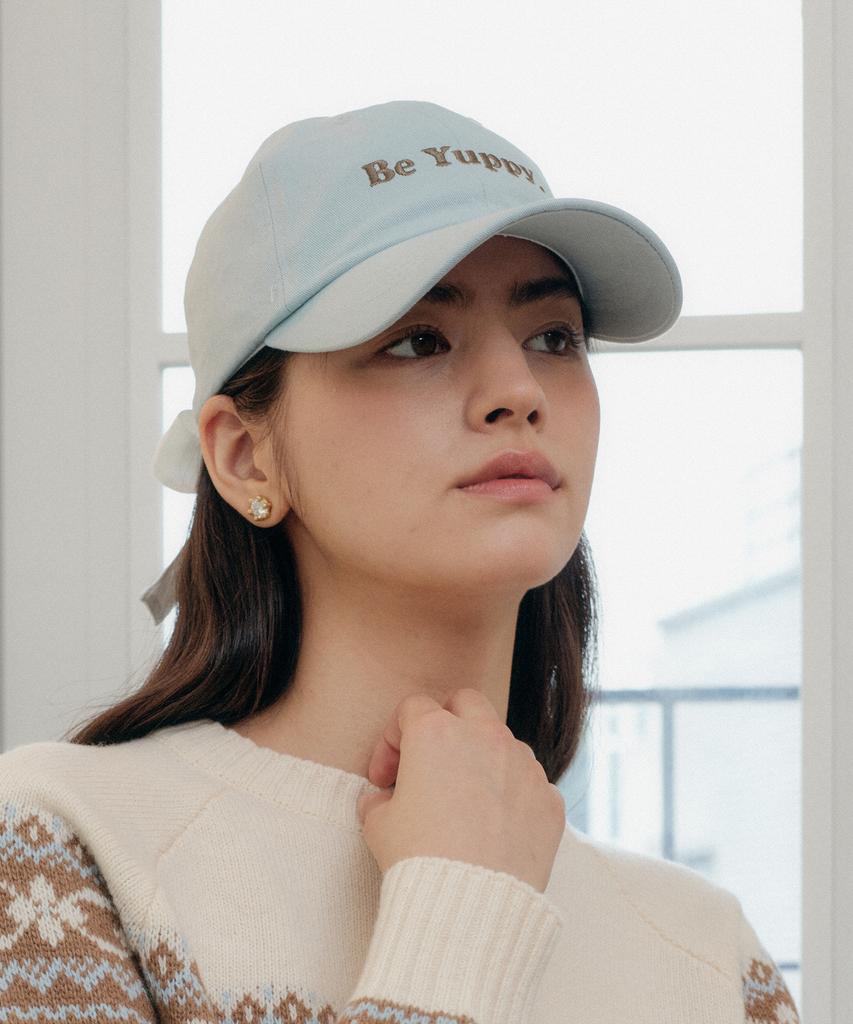 YUPPE Y Ribbon Ball Cap_Sky Blue