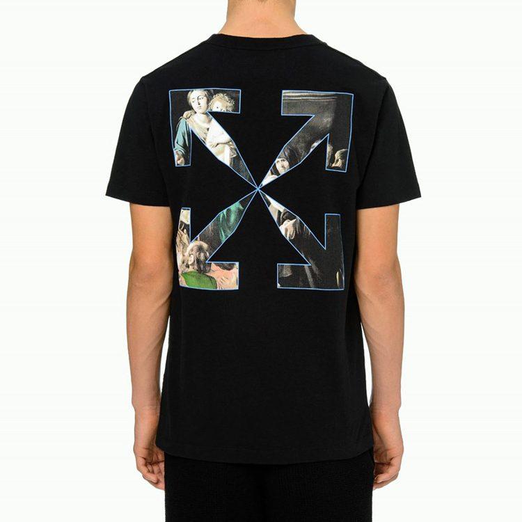 T-shirt OFF WHITE Peinture de Caravage OMAA027E20JER0081010