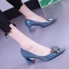  Zapatos De Mujer Women Fashion Pointed Toe High Quality European Stylish Elegant Party & Office Heel Shoes Pumps A1142