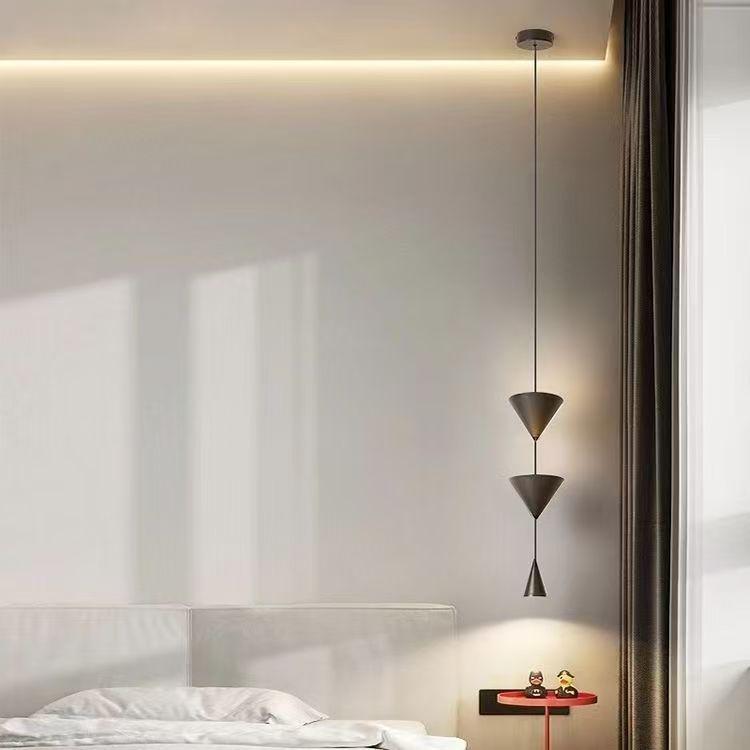 Modern Art Conical Pendant Light for Bedroom, Living Room, Dining Room, and Entryway