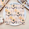 20pcs/Pac 33cm 2-Ply Foodgrade Wedding Table Setting Paper Party Counterpart Cloth Flower Colourful Napkins