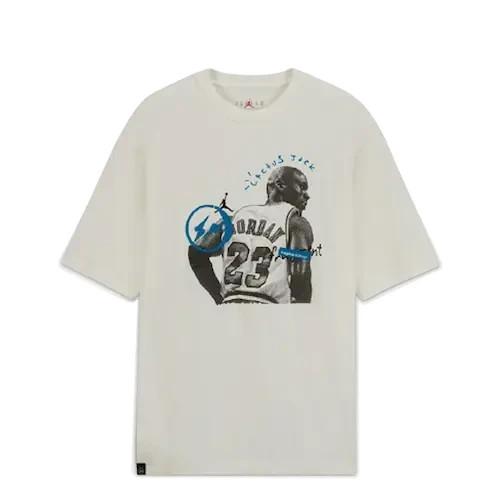 Air Jordan Travis Scott Fragment Tee White