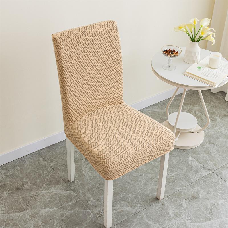 2024 New Upscale Elegant Chair Cover Elastic Fiber Fabric Chair Cover Restaurant Dining Chair Cover