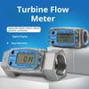 Portable Turbine Flow Meter Aluminum Zinc Zinc Alloy Electronic Flow Meter Flow Sensor Industrial Use