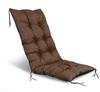 Garden Cushion 50x50x80 Cm for a Chair, Waterproof, Brown